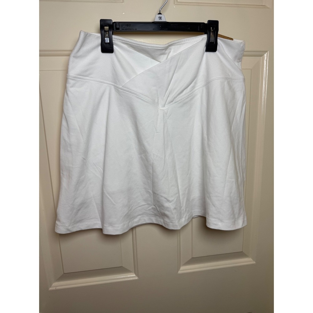 Victoria's Secret PINK White High Waist V Crossover Skort XL